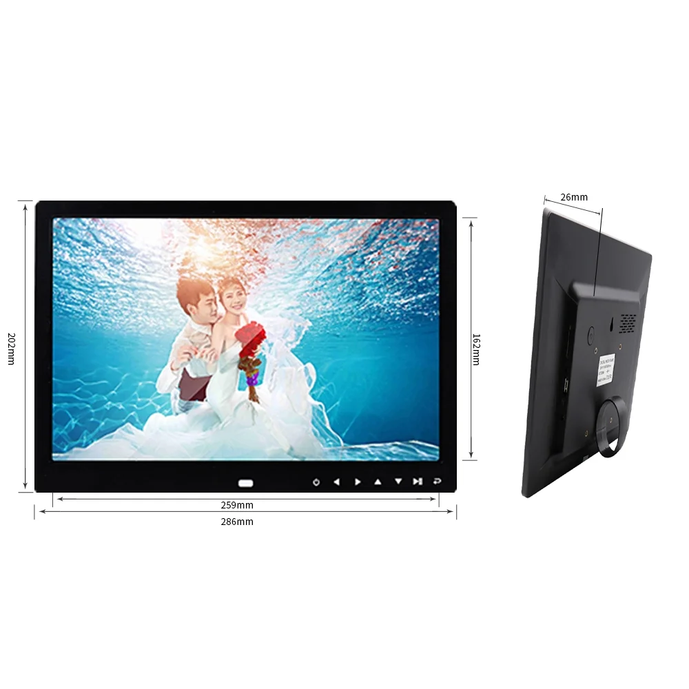 12 Inch Rohs Digital Photo Frame Support Usb Sd Digital Picture Frame 12 Inch Buy Digital
