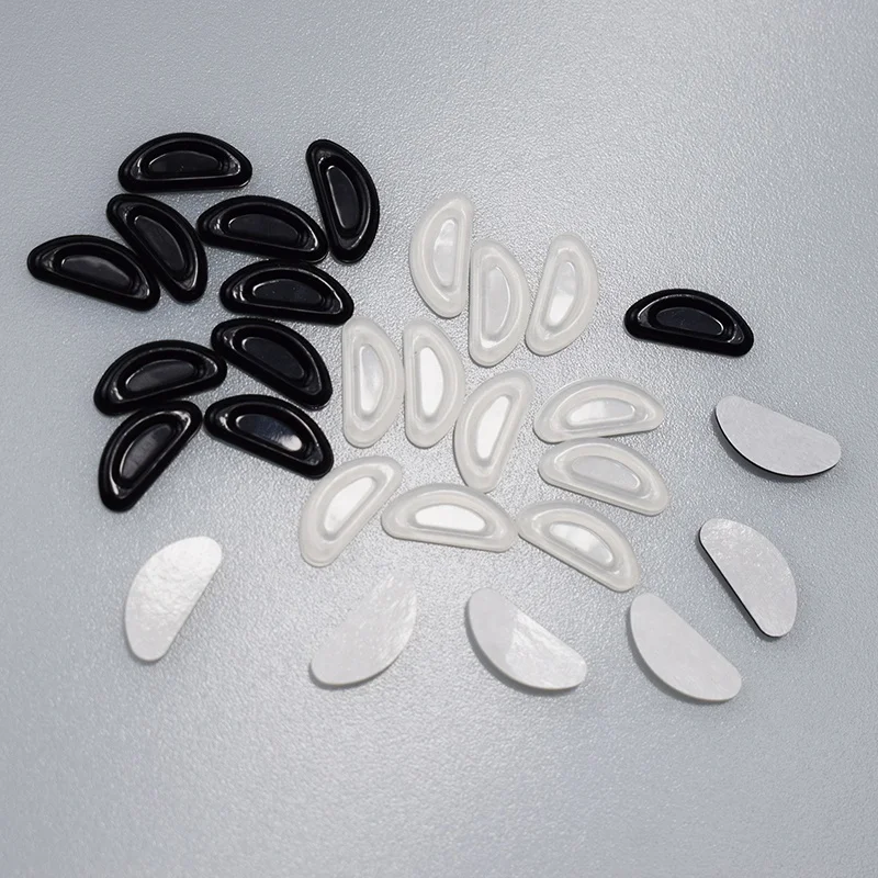 
Cheap promotion gift anti-slip adhesive silicone glasses nose pads 