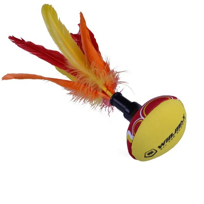 

Chinese High Quality Neoprene Shuttlecock body exercise fitness Jianzi soft rubber kick shuttlecock, Orange/green/yellow
