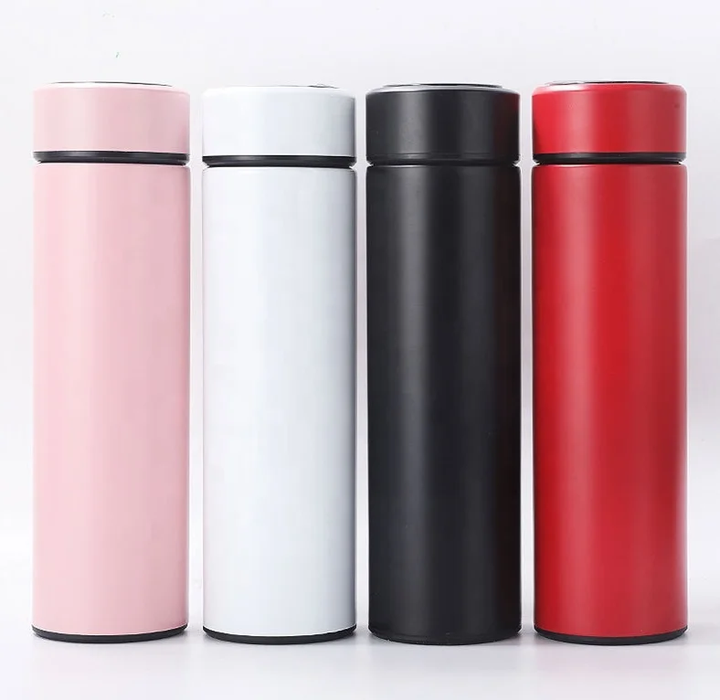 

Wholesale customized printed temperature control tumbler mug smart adjustable vacuum thermos cup with lid