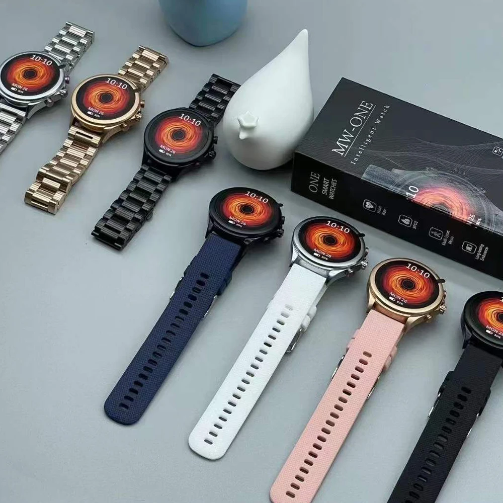 

Best Christmas gift MW-ONE smart watch wearable devices Multiple sports ultra-thin design Fashion watch for women men