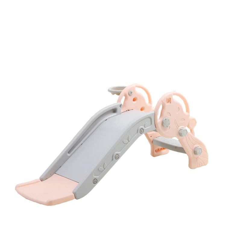 

Kids Color Multifunctional Toy Mini Playground Indoor Baby Plastic Slide, Blue,pink