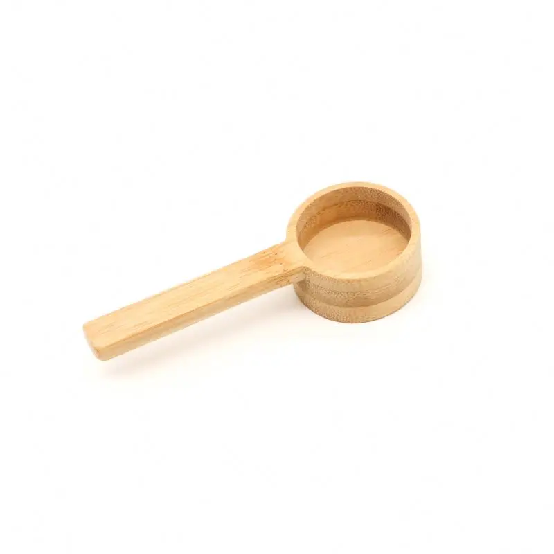 

Custom wooden black walnut measuring spoon solid wood short handle coffee spoon beech wood coffee powder quantitative spoon, Natural