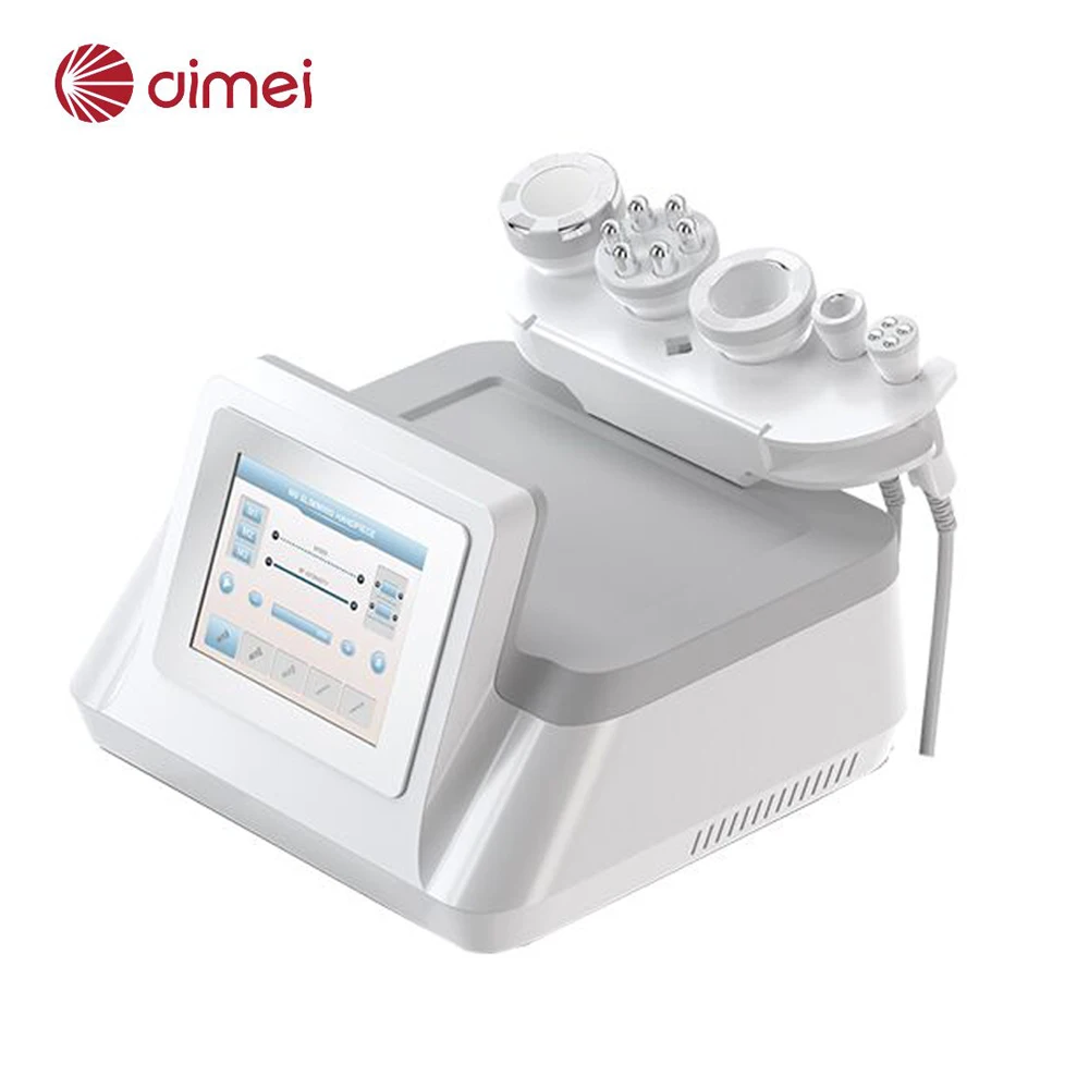 

DIMEI 6 in 1 Multifunction 40K 80k vacuum cavitation system RF body slimming machine 2021 weight loss sculpting machine