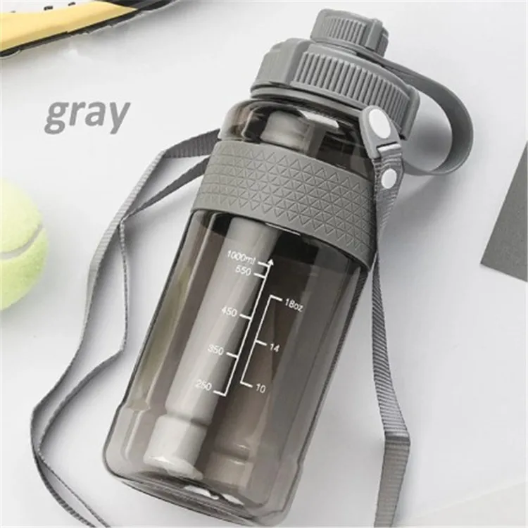 

650-2500ML Large Capacity Water Bottle Outdoor Straw Sports Bottle Kettle Men and Women Fitness Portable Water Cup, Pink/yellow/violet/custom color