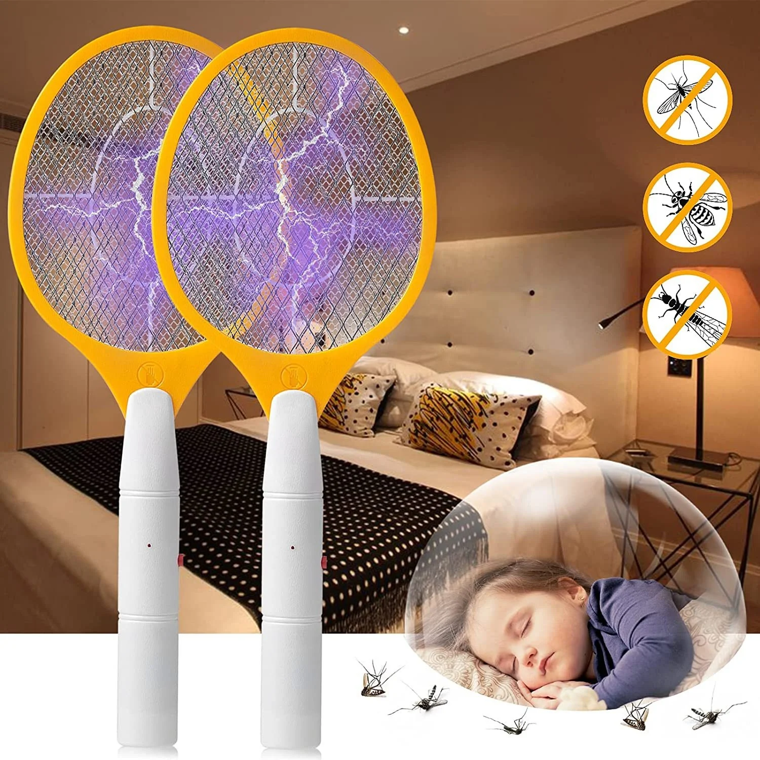 

Wholesale Electric Anti Mosquito Killer Racket Bat For Mosquito