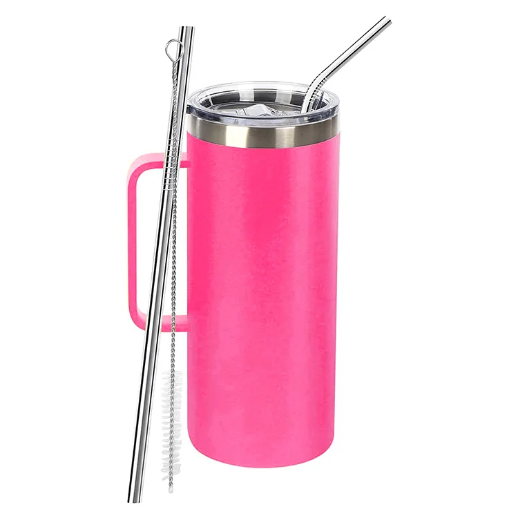 

Popular 20 oz Skinny Tumbler Cups In Bulk With Lid And Straw, Customized color
