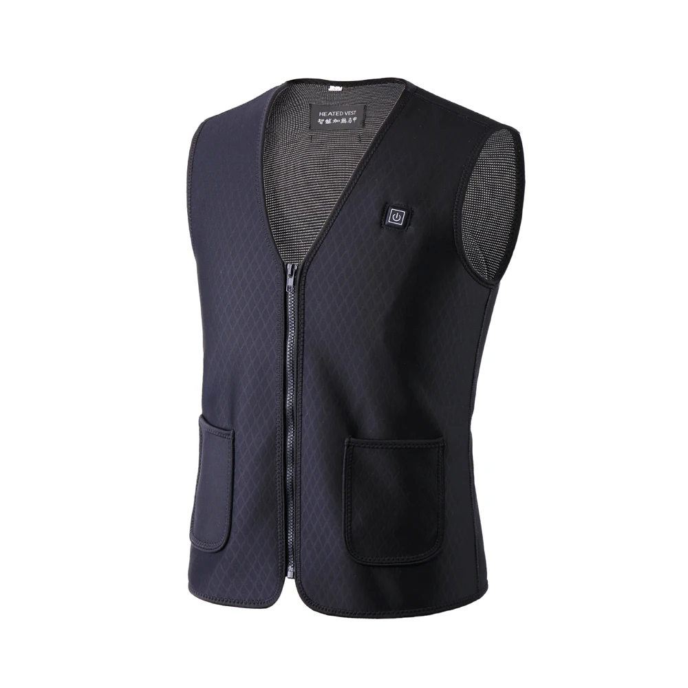 

Therapy Pad in Cold Winter Outdoor Activities USB Heating Jacket Body Warmer Heating Clothing Vest, Black or customized color