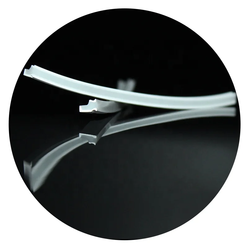 Irregular shape good impact resistance durable duotone silicone sealing strips for LED light