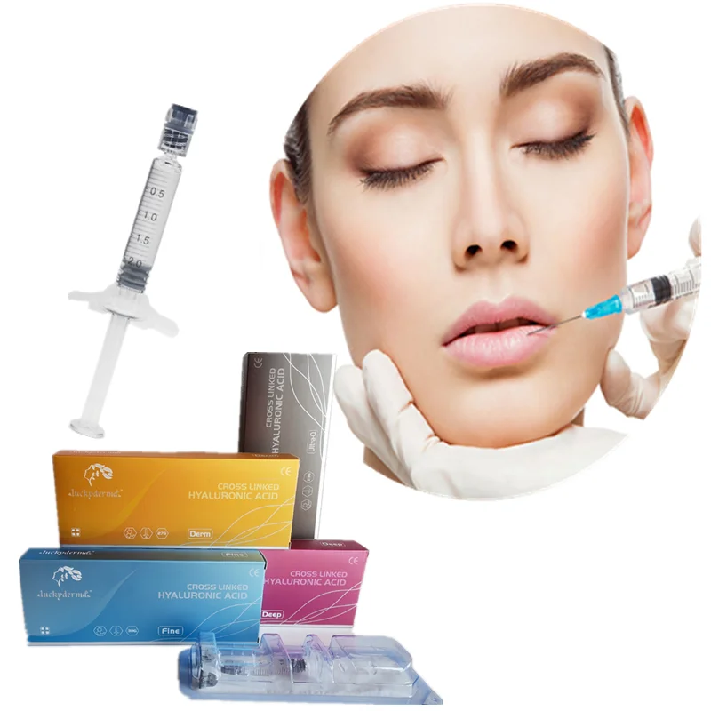

Cross linked ha dermal filler for face and body sculpture, Transparent