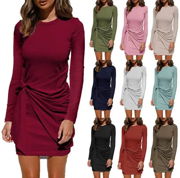 

Hot Selling Office Sleeve Maxi Womens Dresses