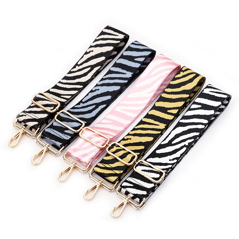 

5CM Wide Woven Webbing Crossbody Bag Belt Shoulder Designer Purse Detachable Bag Strap For Bags, Red, yellow, green