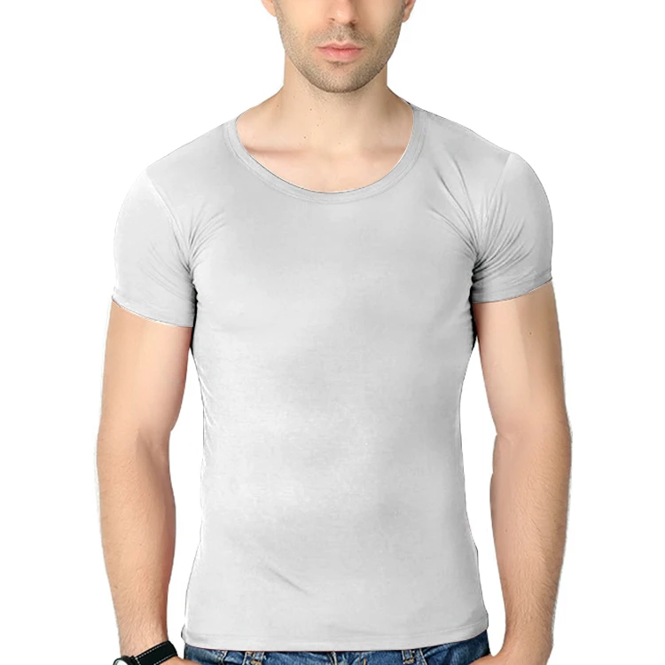 

Customized high quality organic bamboo men T shirt