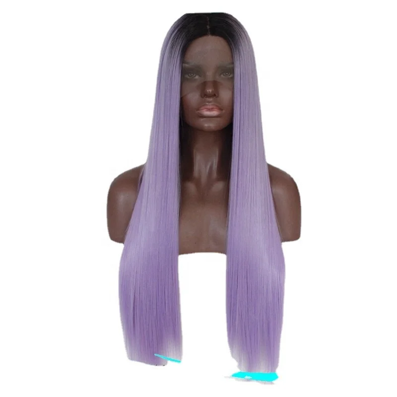 

Exotic hair beautiful wig female wigs light purple headgear European and American net red wind, Natural colors