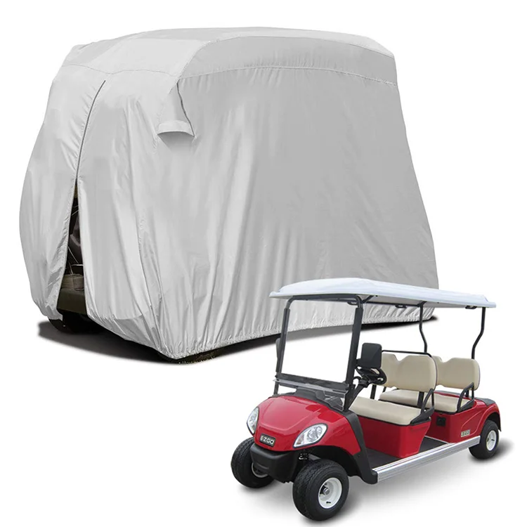 

Amazon hot sell 600D waterproof golf cart cover by yaheng, Silver