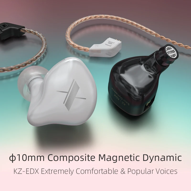 Newest Kz Edx Earphones 1 Dynamic Hifi 