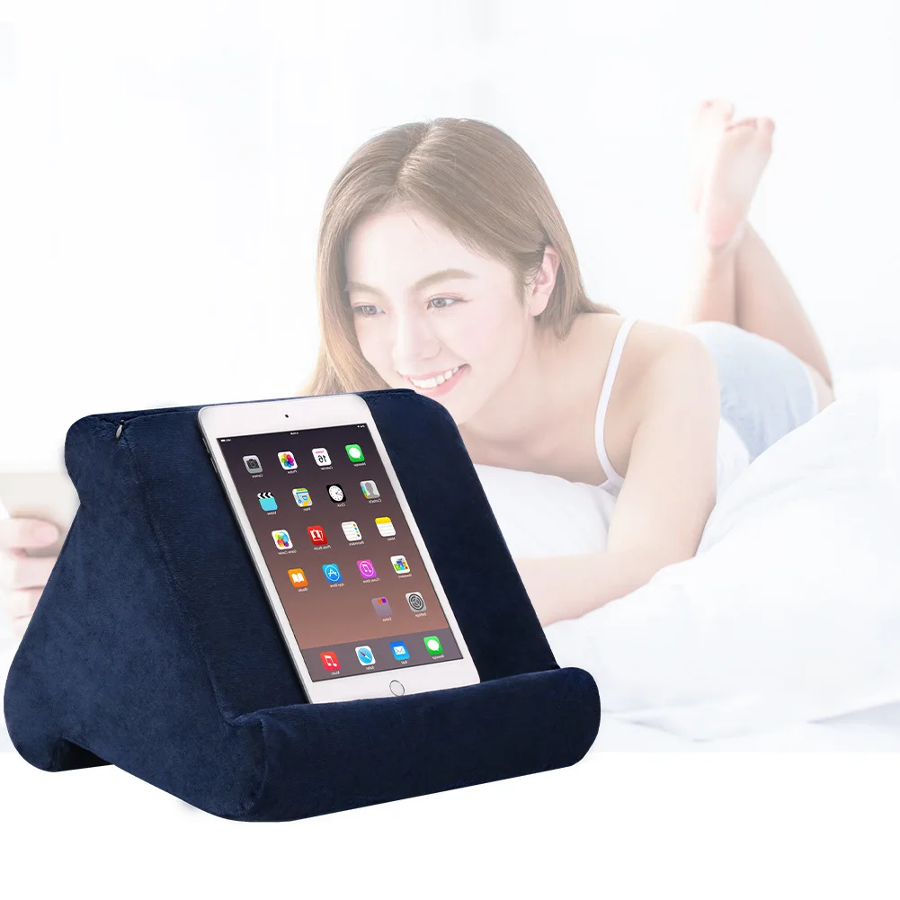 

Multi-Angle Mobile Phone Tablet Stand Holder Foam Cushion Reading Multi-function Soft Pillow Holder