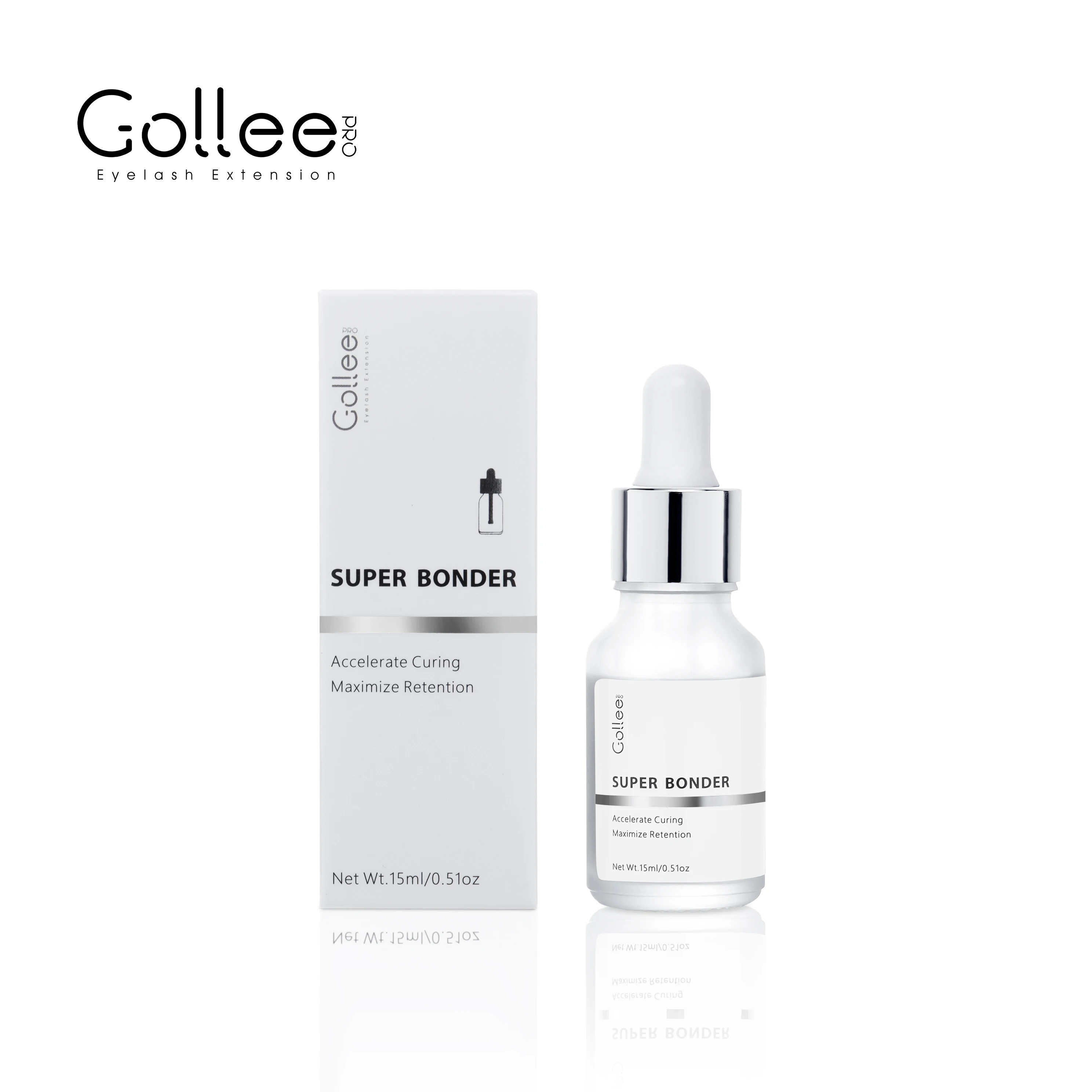 

Gollee Super Bonder Japanese Odor Catalyst Free For Semi Permanent Clear Private Logo Sensitive Best Eyelash Extension Glue