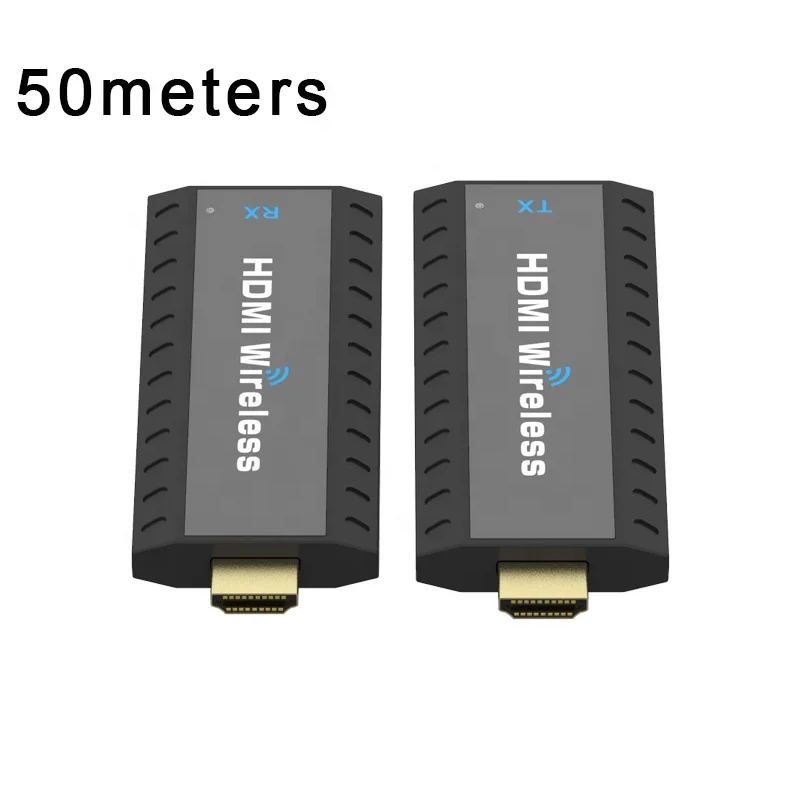 

50M 1080P 60Hz Wireless HD HDMI Video Extender Transmitter & Receiver Display Adapter Dongle for TV Monitor Projector switch PC