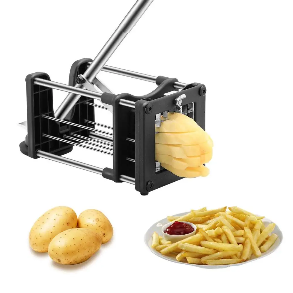 

Two type blades stainless steel fry potato cutter for french fries