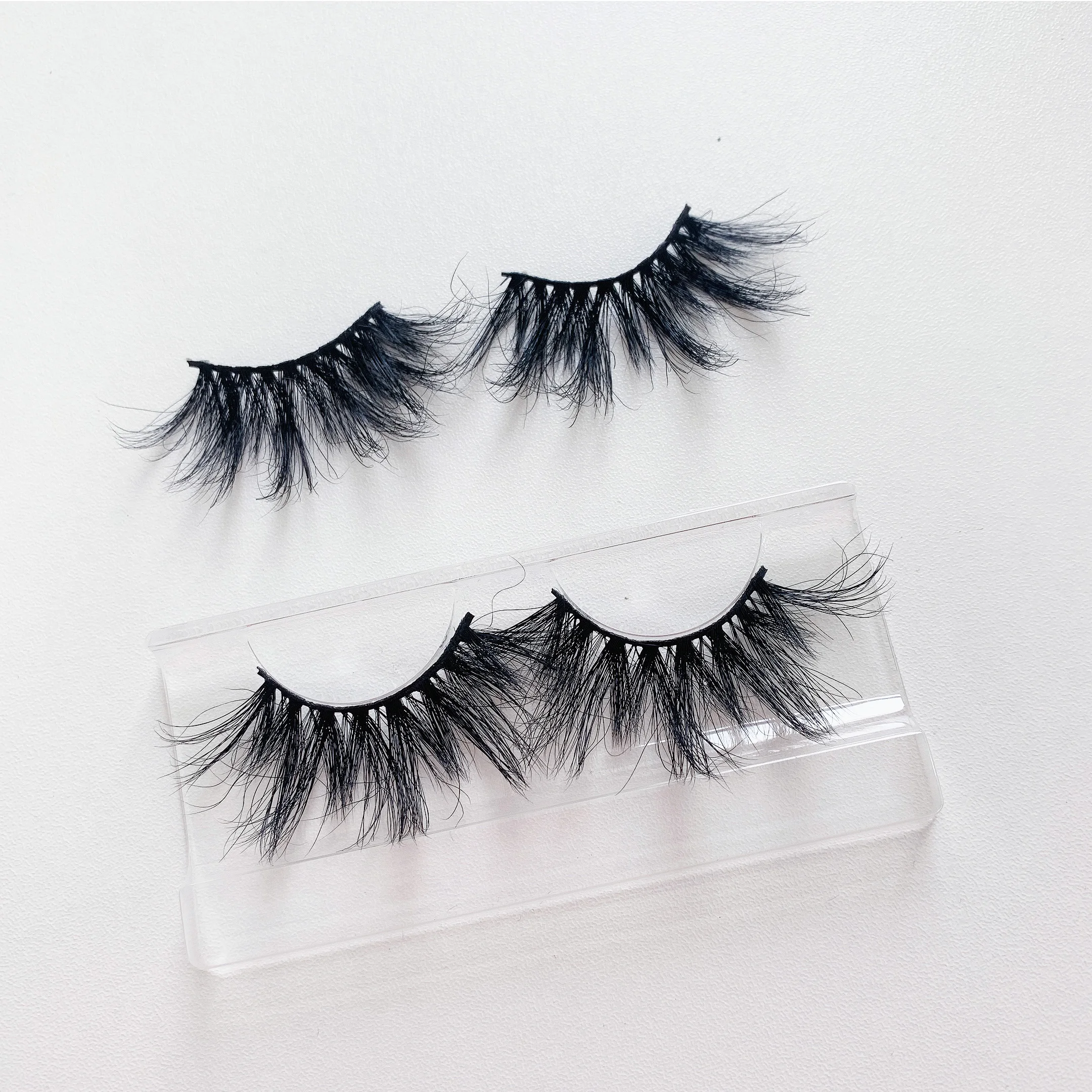 

lashes3d wholesale cheap false eyelash Synthetic Lashes 15mm 18mm 25mm Faux Mink Eyelashes, Black color
