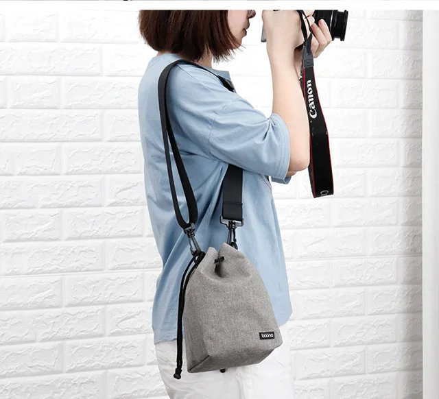 

Vintage Soft Padded Camera Video Oxford Backpack Travelling DSLR Shoulder Bag