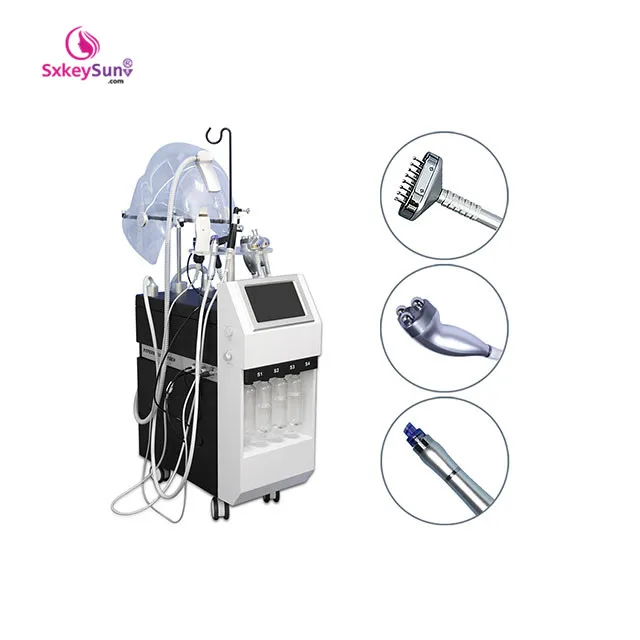 

2020 derma pen for acne scars removal herbal dark spots scar removal cream Best price 10 in 1 hydra oxygen facial machine