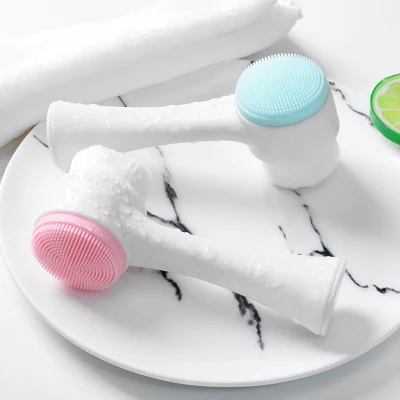 

Skin cleanse with handle foaming deep pore sonic clean facial for silicone face cleansing brush