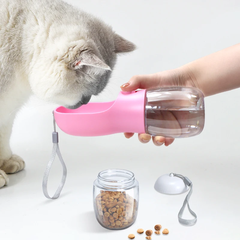 

Upgraded PET Store Hot Sale Novelty Popular Travel PET Water Bottle 300 ML for Dog Drinking Food Water Storage
