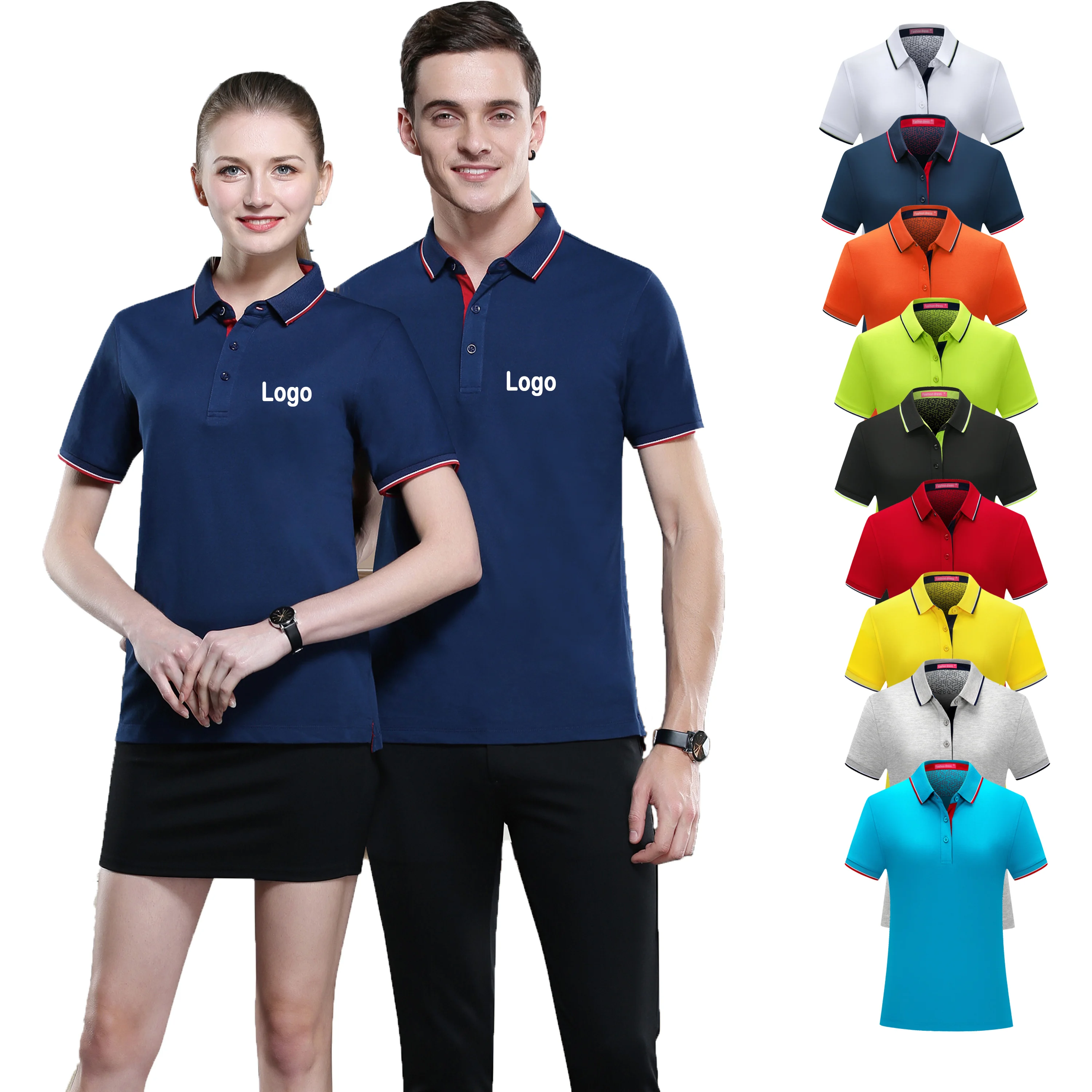 

Latest Women golf clothes ladies sport t-shirts custom Women's Combed Cotton Ceramic Silk polo golf shirts