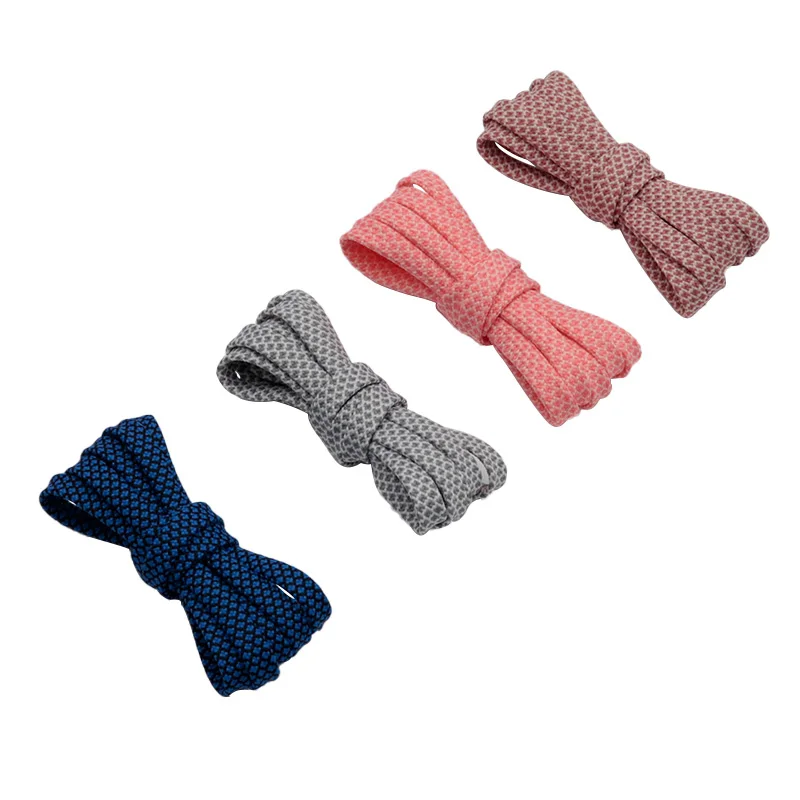 

XuanSi Fashion Design Flat Double Polyester Shoelaces 11 Colors Optional Support Custom Length and Color For Men's Casual Shoes, Customized