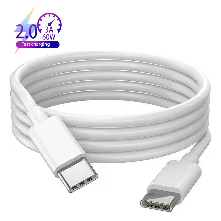 

OEM 20V 3A 60W PD Fast Charging Data Sync otg Cables Mobile Phone 3A Type C to Type C Cable Android Micro Usb C Cable