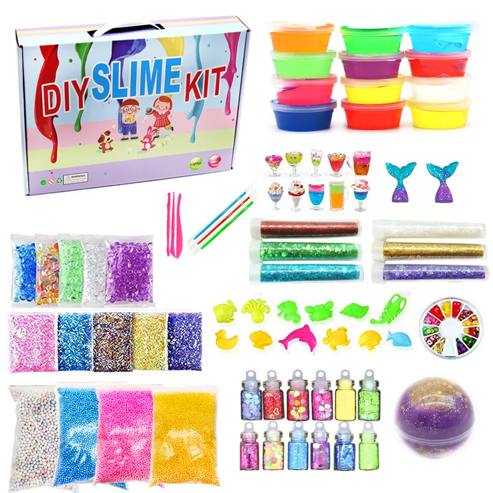 Cheap 24 Pack Crystal Order Slime Kit Slime A Kit Slime Set For Girls 