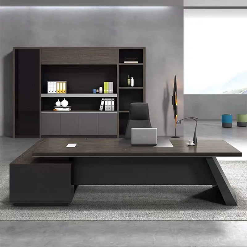 Mdf Office Desk Regular Size Modern Office Furniture Wood Office Table