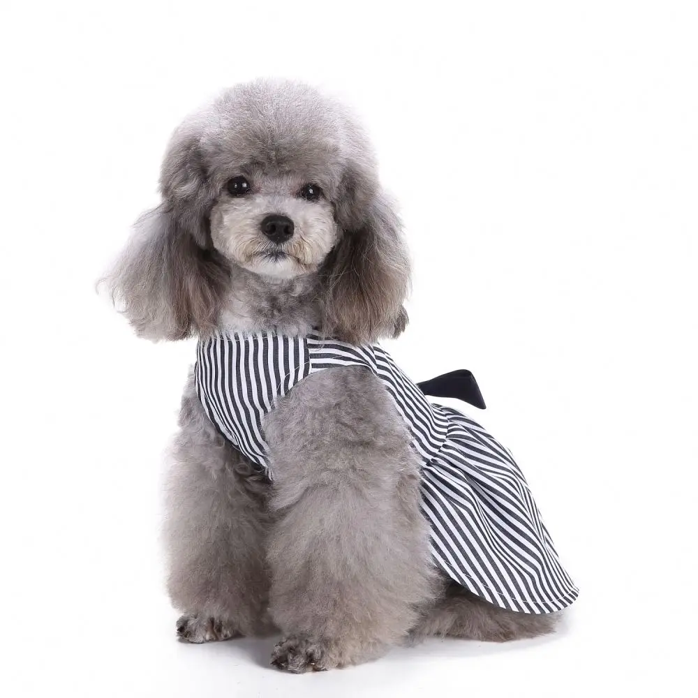 

Oem Pet Clothes Dog Ruffle Dress, Black