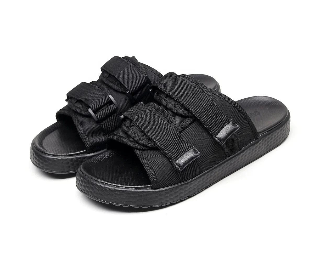 

Spring and summer casual sports breathable waterproof non-slip buckle men's slippers, Picture