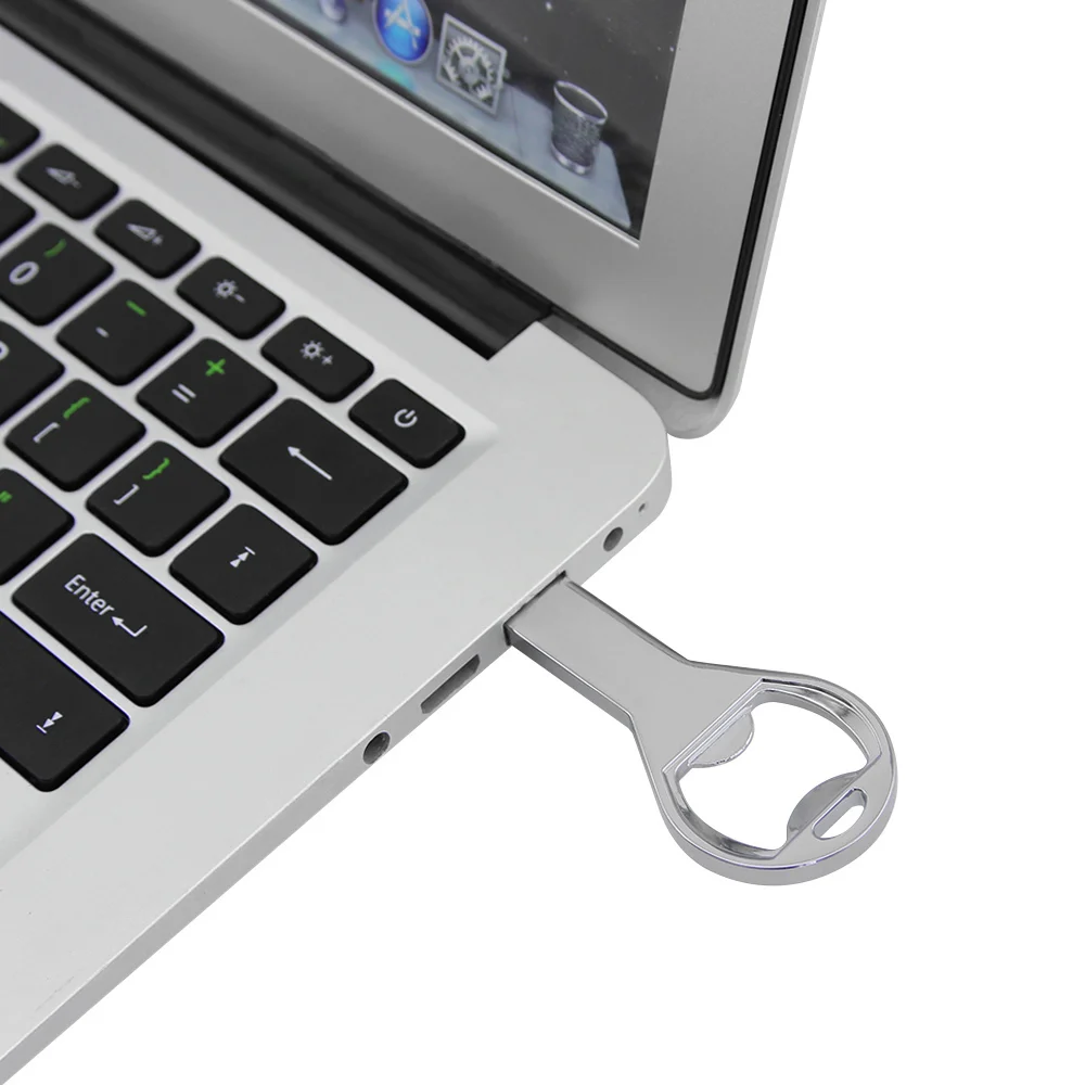 

Fashion Bottle Opener Key Chain Pen Drive Usb 2.0 Usb Flash Drive Thumb Drive