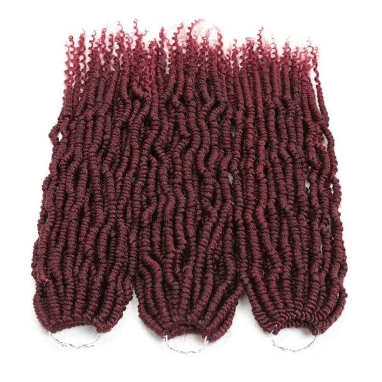 

14-18 Inch 24 Strands Wholesale Synthetic Bomb Twisted Hair Braids Bomb Twist Crochet Hair