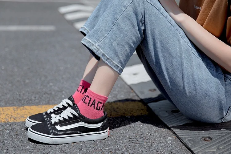 夏季日本学校女生袜子棉质舒适可爱女踝袜