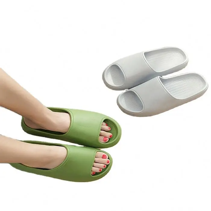 

C&Y Custom Logo Unisex Home Slippers For Women Men 2021 Lady EVA 4.5 Cm Platform House Home Shower Open Toe Slides Slippers, 6 color, customize