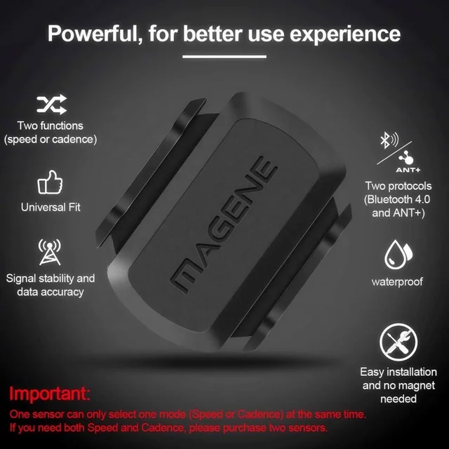 magene s3  cycling speed and cadence sensor