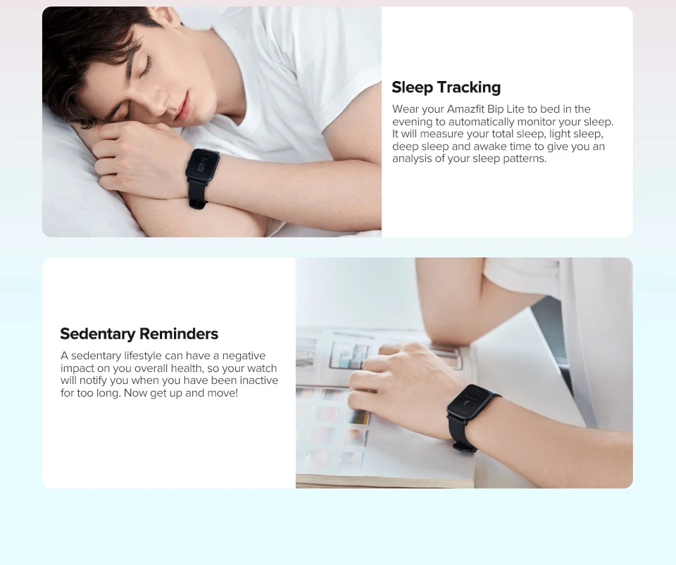 amazfit bip lite resistente a agua