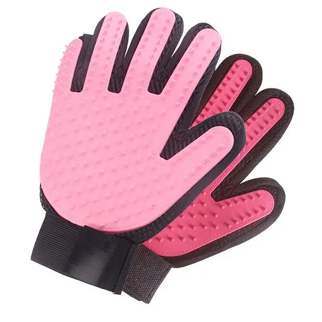 

Magic Mitt Perfect Five Finger Design Pet Grooming Glove TPR Pet Grooming Gloves