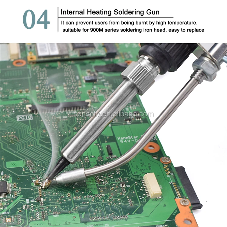 60w Handheld Internal Heating Soldering Iron Gun Automatical Send Tin