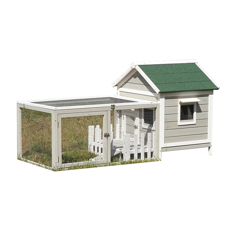 

Solid Wood Sleeping outdoor pet Indoor House Solid Wood Kennel Cat Bed Dog Crate Tent Dog Bed, Red / green