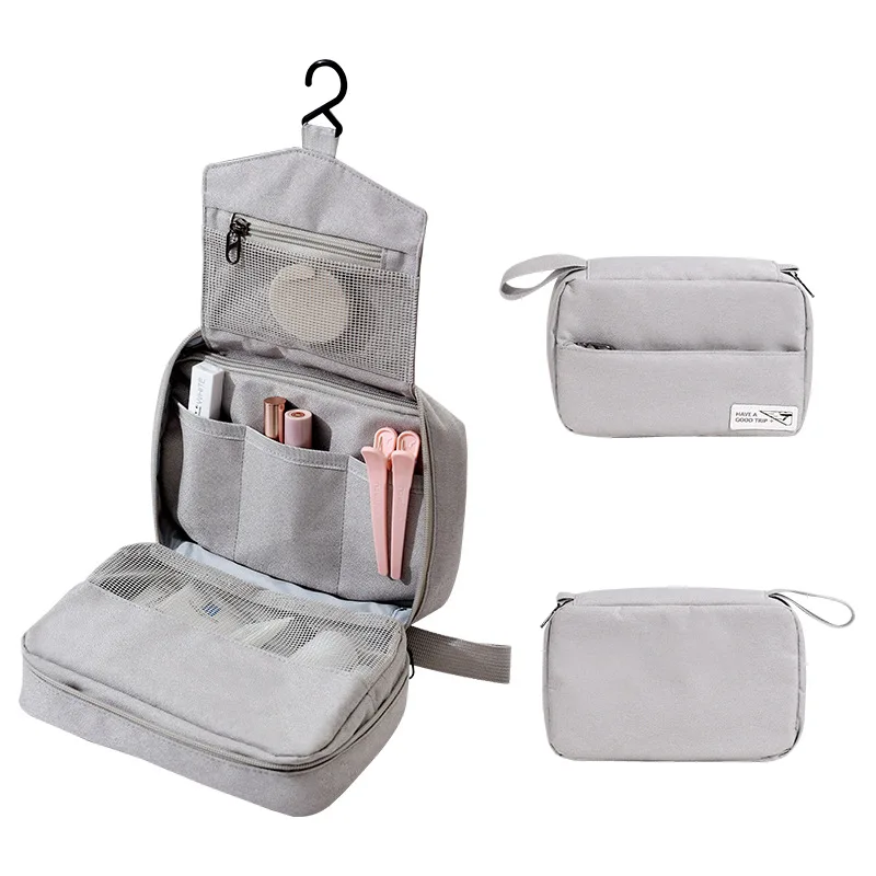 

The new Hanging three-stage wash bag travel portable makeup bag