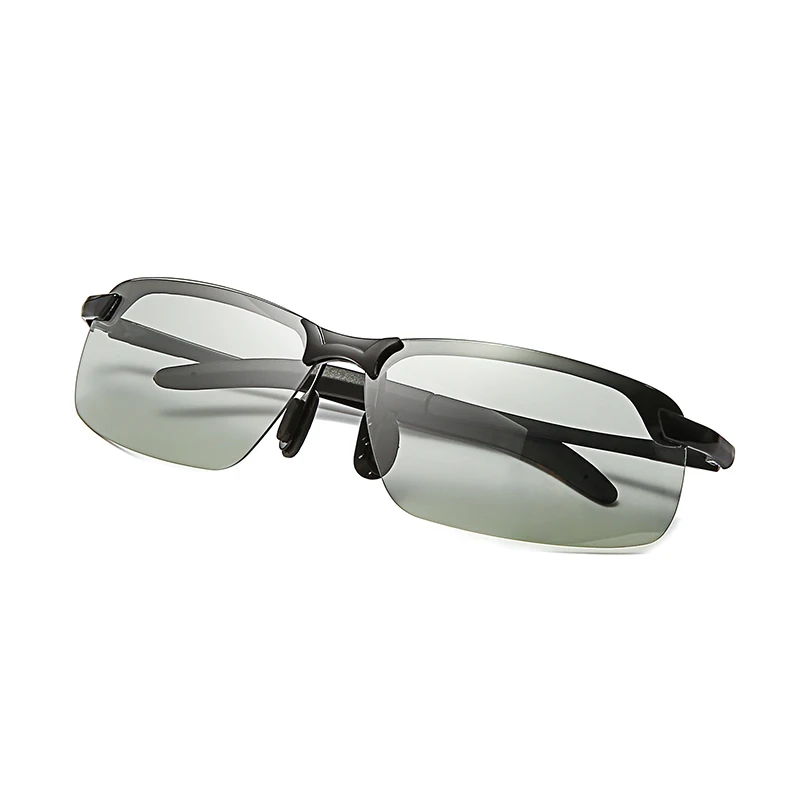 

Men's sports sun glasses metal photochromic TAC polarized driving sunglasses
