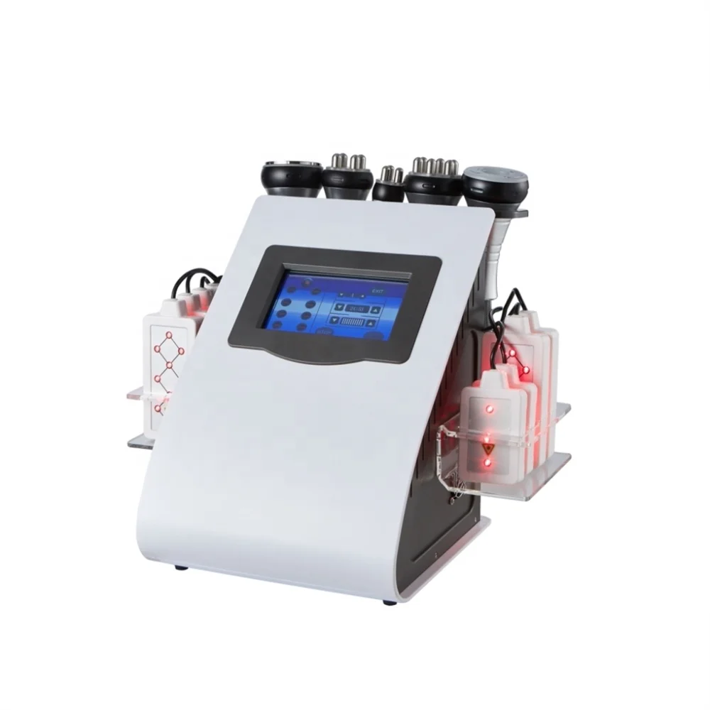 

OEM 6 in 1 Vacuum Cavitation System RF Slimming Machine Lipo Laser Machine