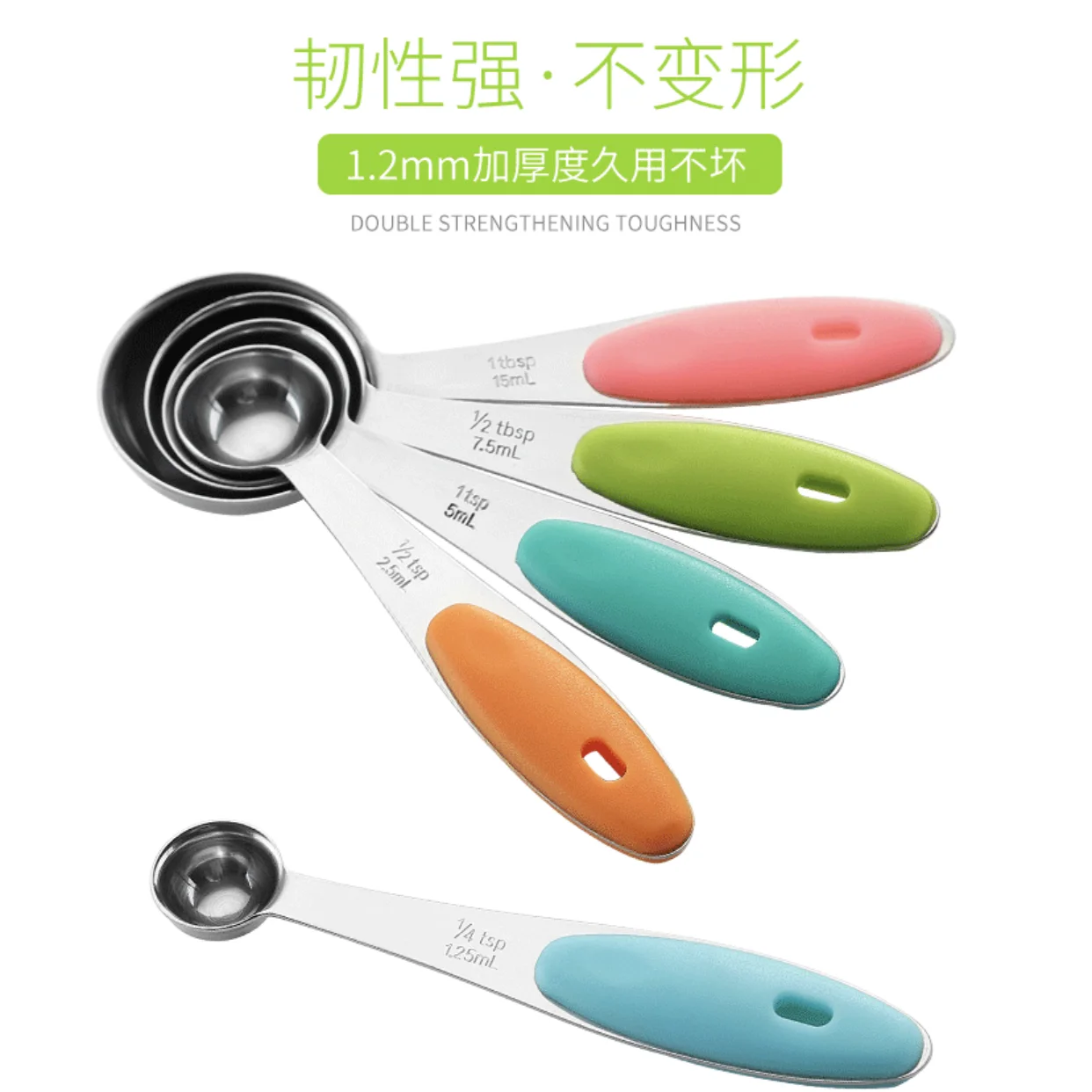 
9 Piece stainless steel measure cups Set with Silicone handle- Home Kitchen Gadget, Tool & Utensils for Cooking 