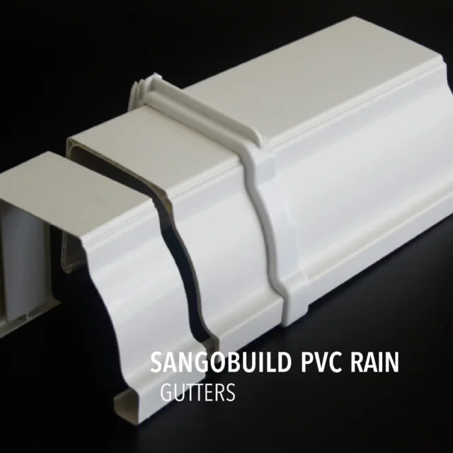Antifade Pvc Rain Gutters Downspouts For House,Roof Rainwater Gutter Collector In Nigeria